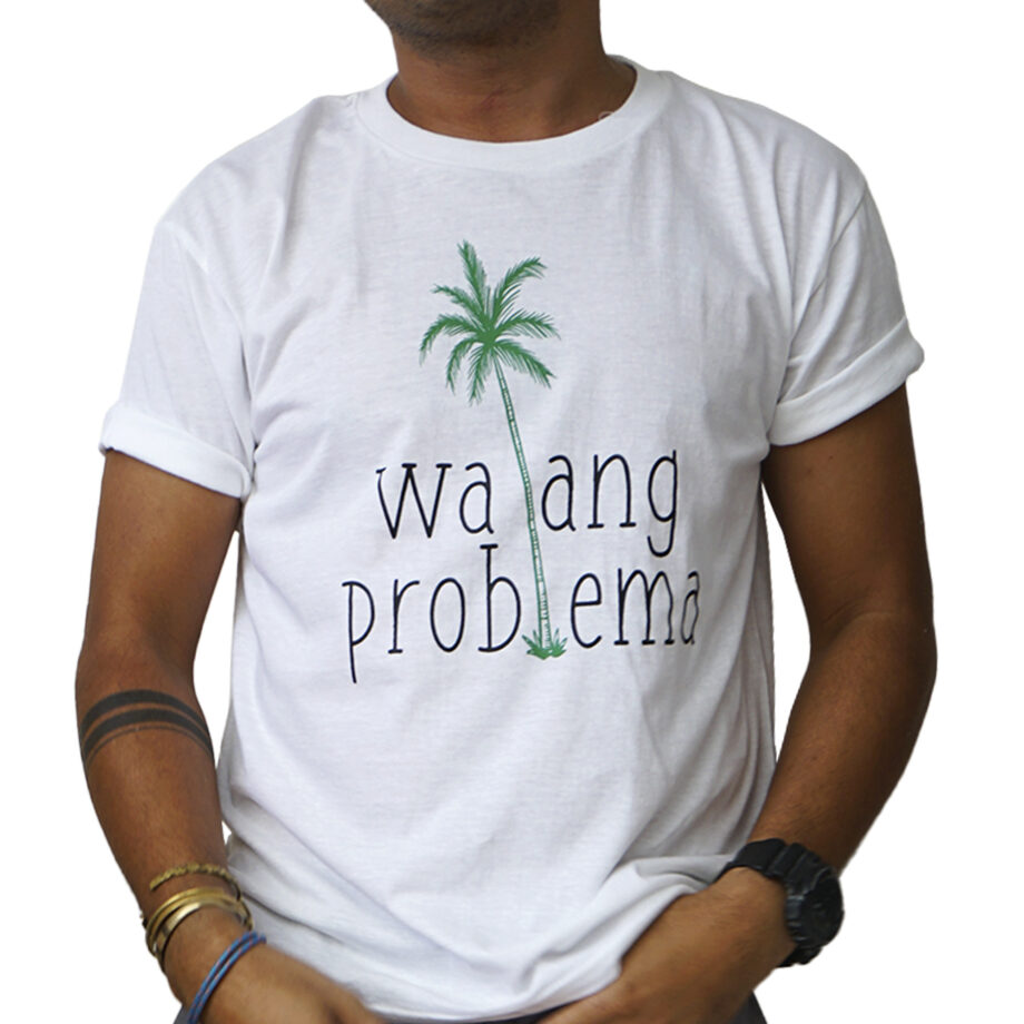 Green Palm Tree T-shirt White