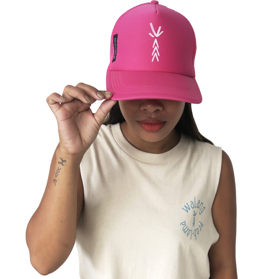 Palm tree Cap Dark Pink