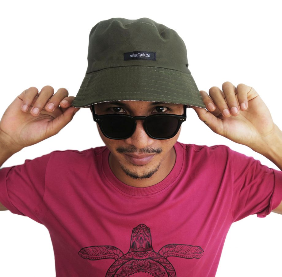 Bucket hat military green