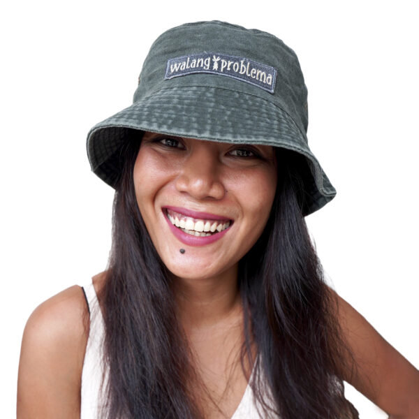 washed cotton Hat Army green