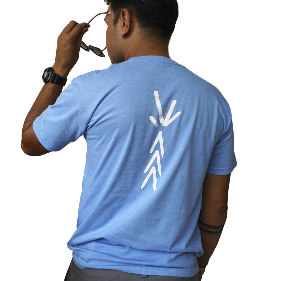 Palm Tree T-shirt Light Blue